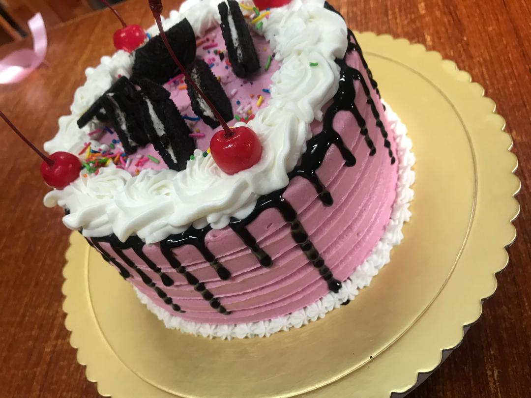 Pink Oreo Cherry Drip