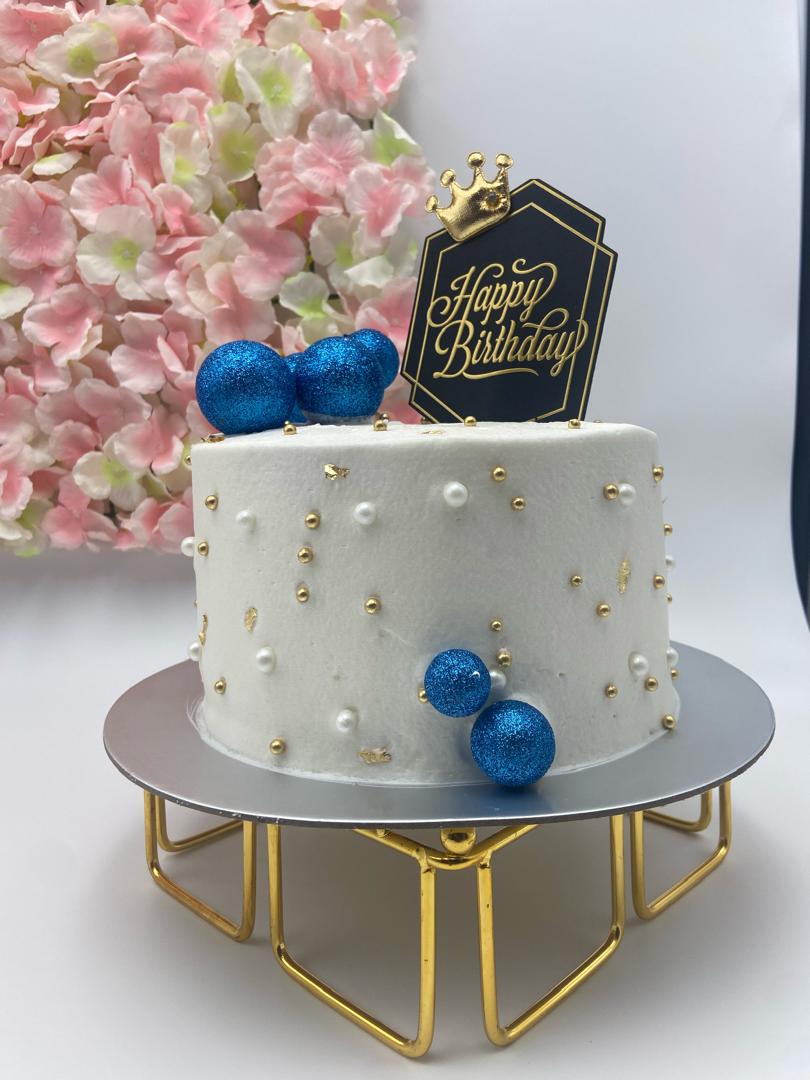 Royal Blue Pearl Birthday